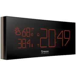 Oregon Scientific Prysma Chrome Weatherstation Alarm Clock
